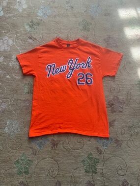 Gildan Orange "New York 26" Graphic Tee